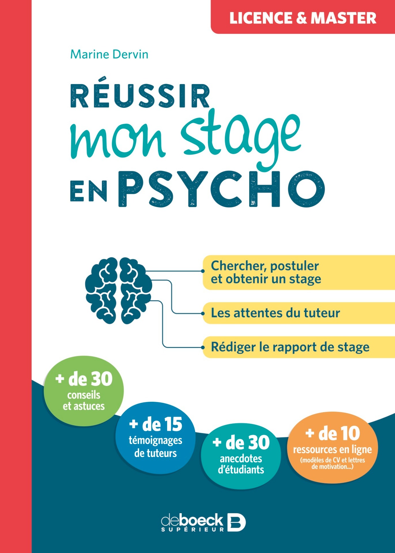 Réussir mon stage en psycho (Marine Dervin)